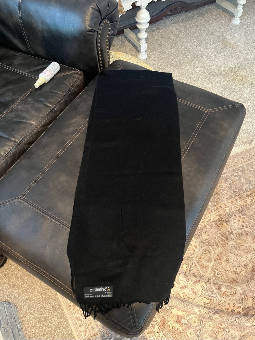 Black Shawl Wrap Scarf - Unbranded